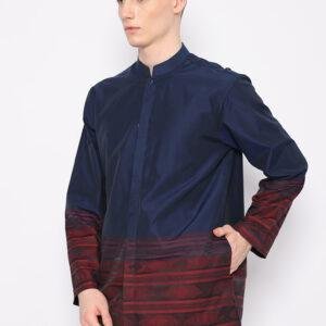 Jobb Ajman Koko Pria Lengan Panjang Regular Fit Navy