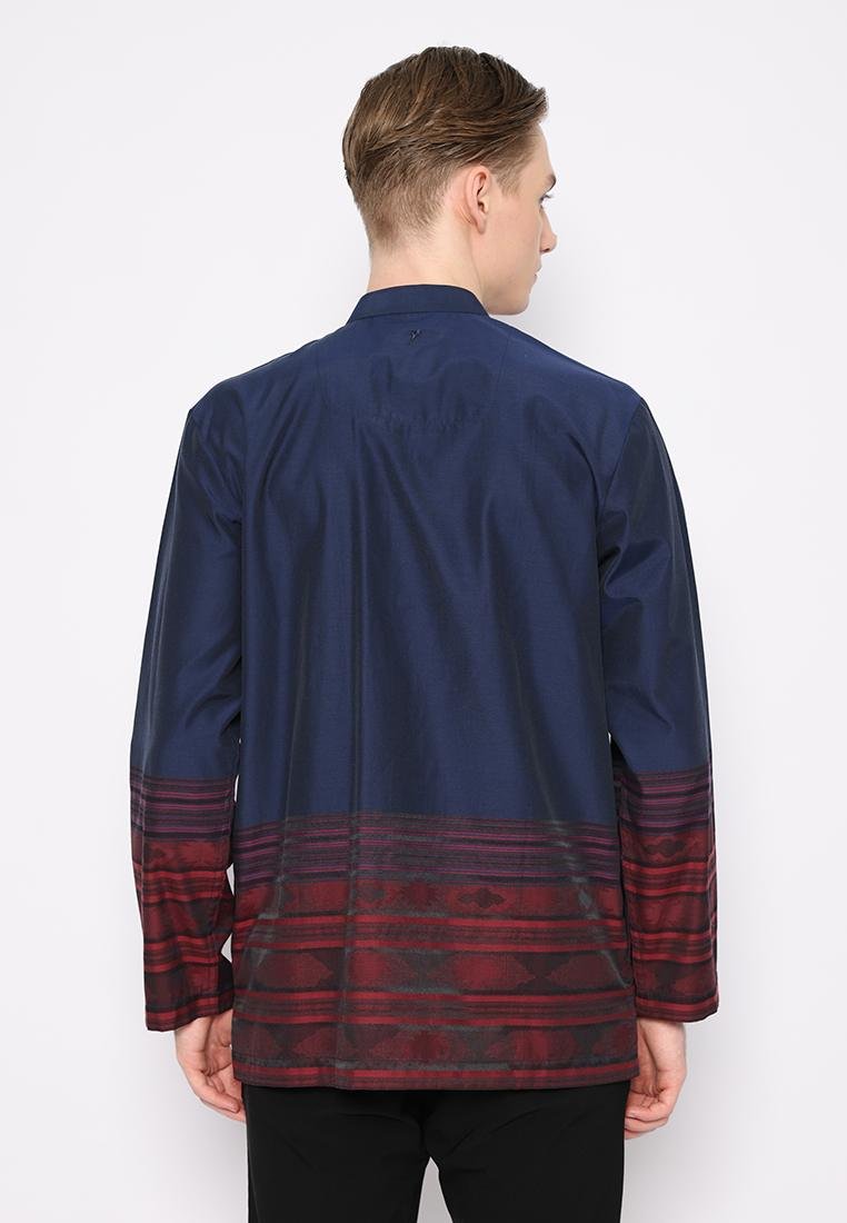 Jobb Ajman Koko Pria Lengan Panjang Regular Fit Navy - Image 3